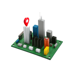 Picture of a futuristic looking skyline.
