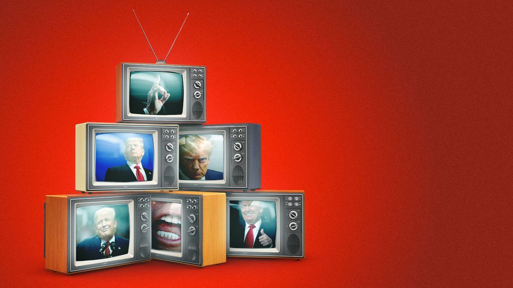 Trump vote-fraud speech traps TV networks