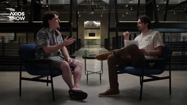 Anduril's Palmer Luckey speaks with Axios' Colin Demarest on The Axios Show