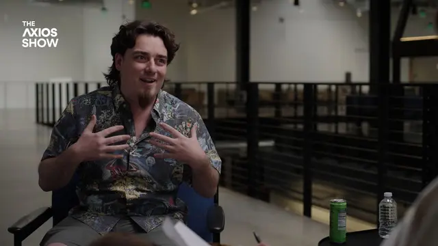 Anduril founder Palmer Luckey on The Axios Show