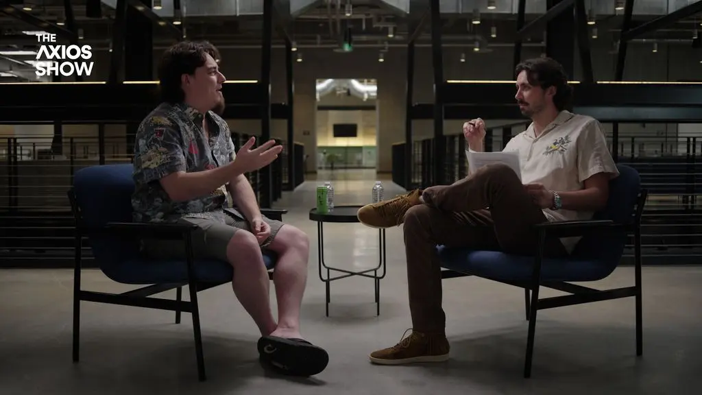 WATCH: Anduril's Palmer Luckey talks AI, nukes and Iran on "The Axios Show"