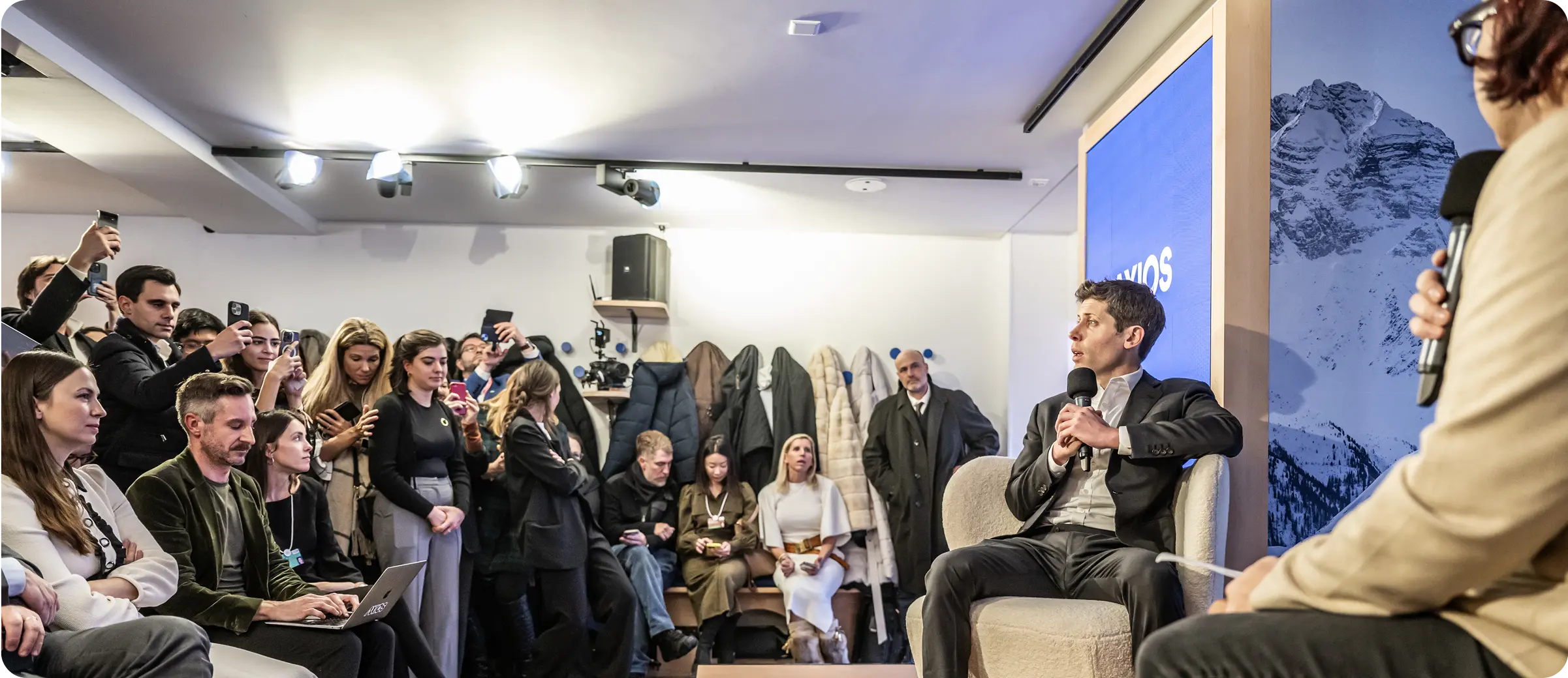 Image of Axios House event with Sam Altman